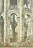 Charroux, l'ancienne abbaye en 1903