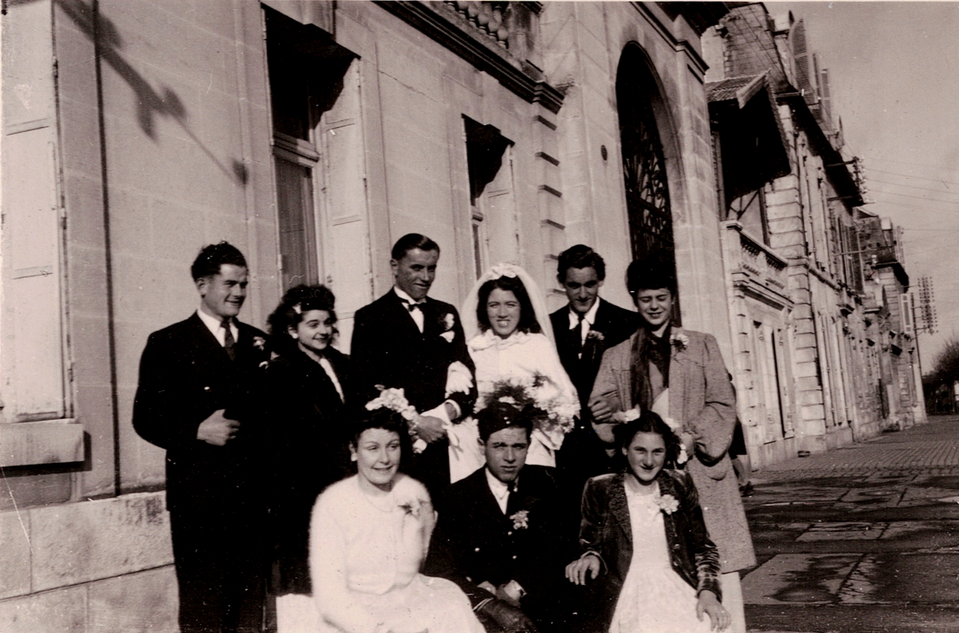 Mariage de Jeannine Bayle et Lucien Faureau le 10 janvier 1946 à Libourne