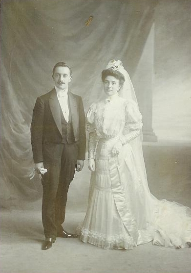 Jules Rat et Yvonne Bourlaud le 9 octobre 1905
