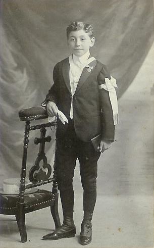 René Barreau en communiant